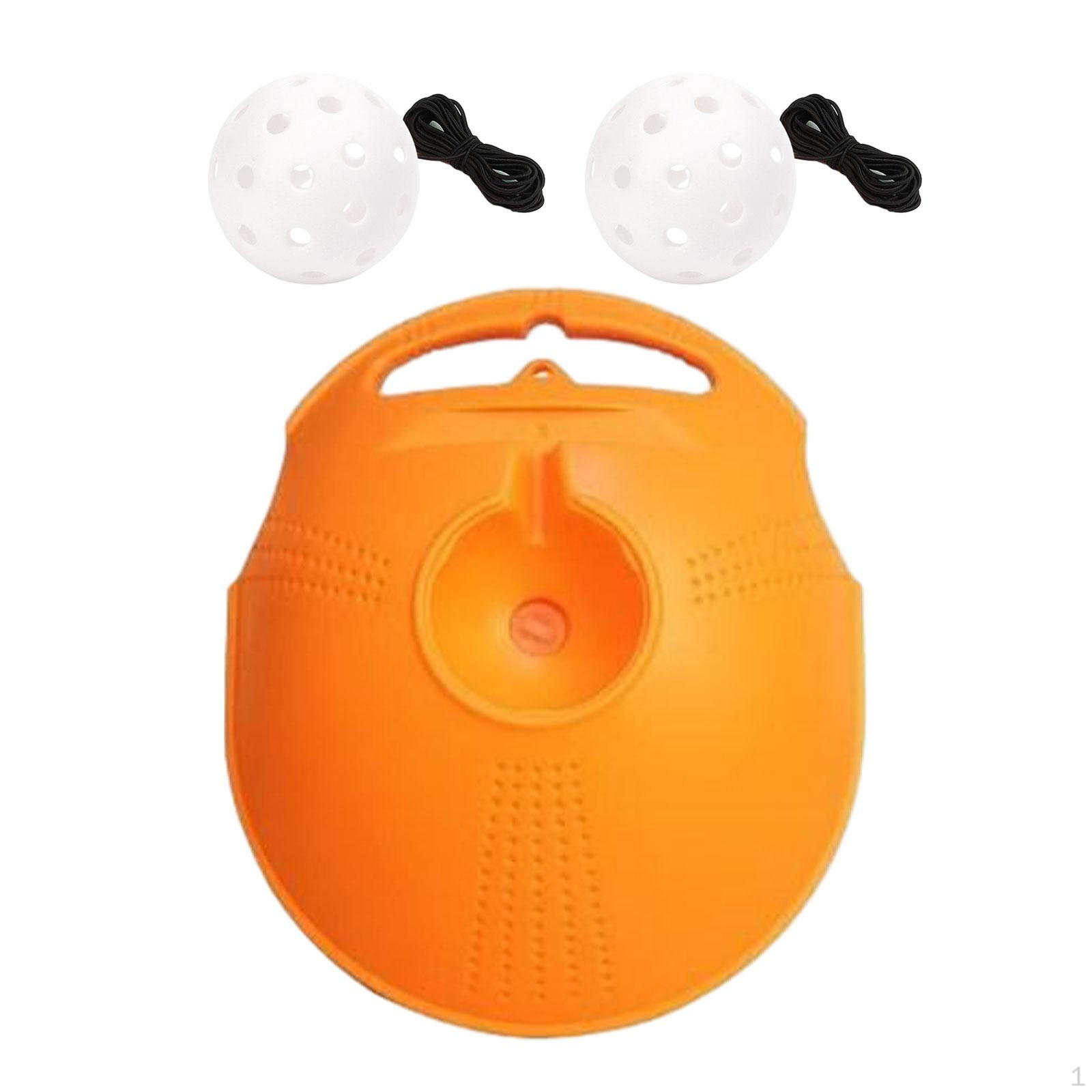 

Тренировочный инструмент для игры в пиклбол с мячом и шнуром для удобства профессиональной самостоятельной практики White Ball