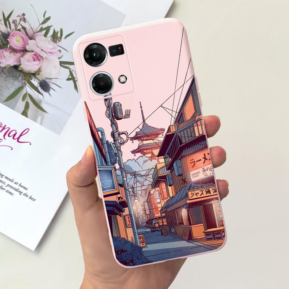 For Oppo F21 Pro 4G Case Oppo Reno7 CPH2363 Cute Fashion Cartoon Cover Soft Silicone Phone Case For Oppo Reno 7 F21Pro 4G Bumper