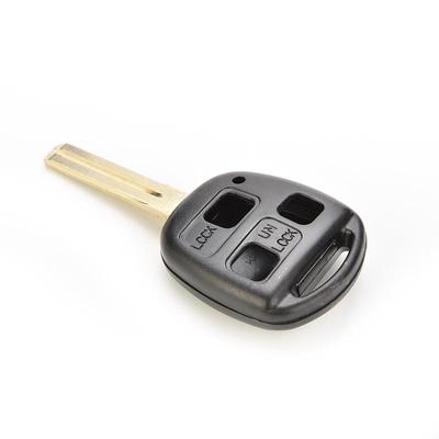 Lame de coque de boîtier porte-clé à distance de remplacement à 3 boutons pour Lexus Is200 Gs300 Rx300