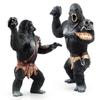 Lifelike Gorilla Warrior Figurine Pvc Jungle Animal Model For Home Decor