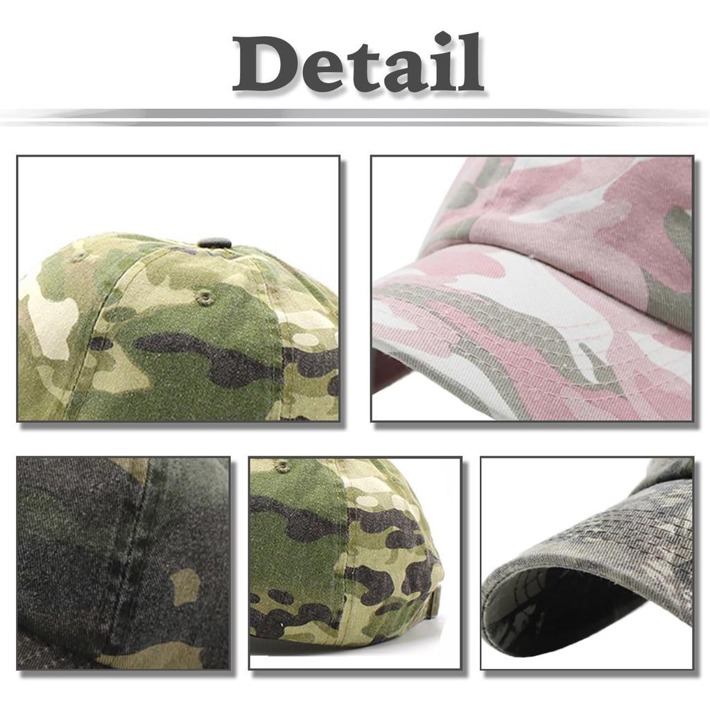 Camouflage CZ177 [White Fang] Hat, Cap, Military, Brim, Cool, Airsoft, Casual, Men's, Women's, (Dark Khaki)