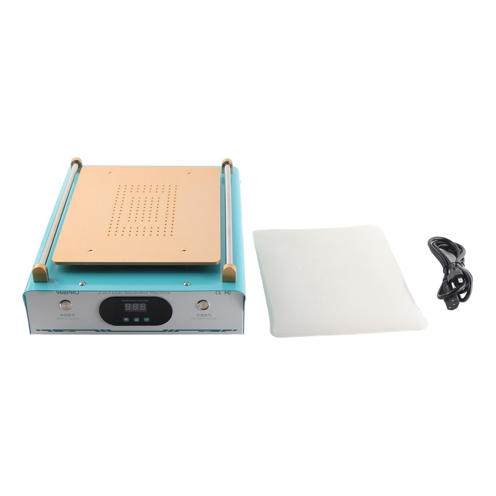 

968PRO LCD Flat Panel Separator LargeSize Touch Notebook Vacuum Separating Machine (Prise US Plug