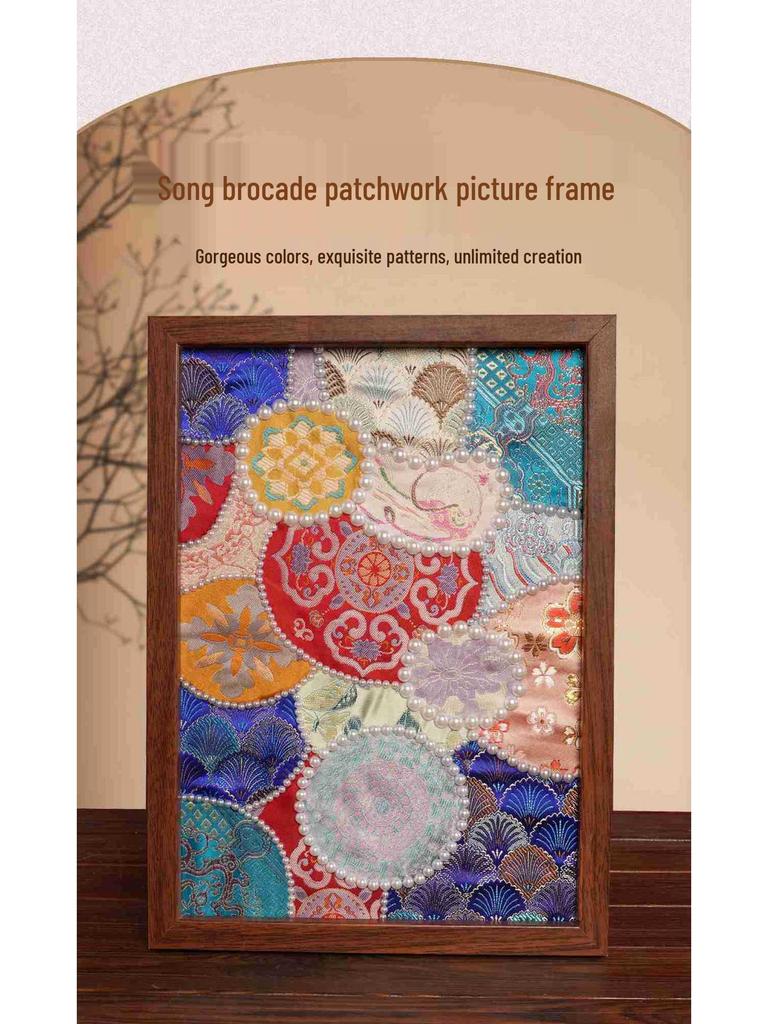 Song Brocade Patchwork Pearl Painting