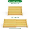 Spice Rack Organizer for Expandable 4Tier Adjustable Bamboo Spice Storage for Kitchen Cabinet Pantry and Countertop Organizatio
