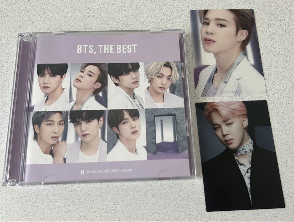 [USED] BTS THE BEST Album CD Trading Card JIMIN Included!
