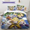 Dragon Ball Fashion Bedding Set Soft Microfiber Duvet Cover Pillowcases Trendy for Bedroom Decor