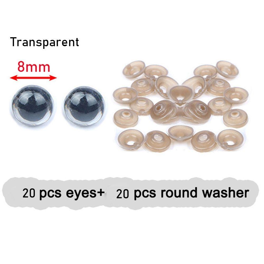 High Quality Stuffed Toys Parts Plastic Safety Eyes Crafts Bear Animal Accessories Puppet Crystal Eye Dolls DIY Tools