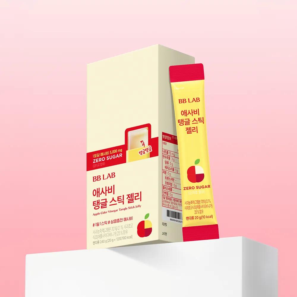 BB LAB Apple Cider Vinegar Tangle Stick Jelly 20g*12 Sticks