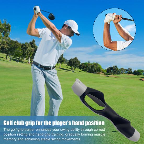 Golf Grip Trainer Golf Club Grip Training Aid for Right-Handed Golfers to Enhance Grip Strength Precision And Swing Techniques