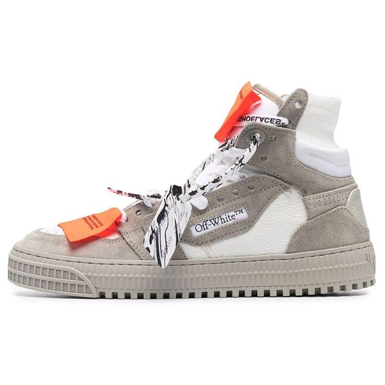 Off-White Off-Court 3.0 High White Beige Women Sneakers Grey OWIA112F21LEA0010161