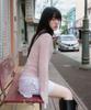 ROSEFRANTZ Lettering Angel Long Sleeve [Pink]