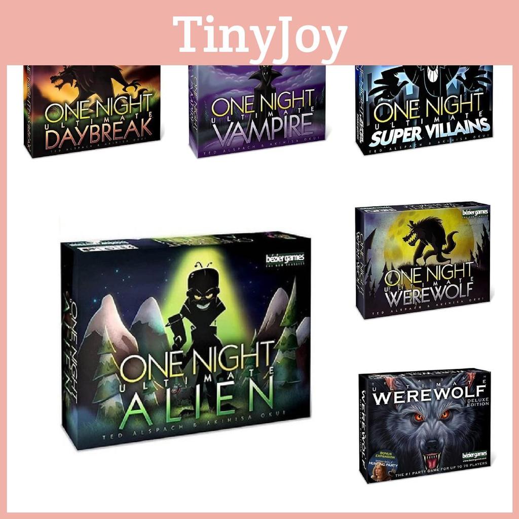One Night Ultimate Werewolf Board Game Colorful Box High-quality Copper Paper Interactive Play
