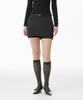 Musinsa Standard Woman Women'S Layered Mini Scotts [Charcoal Gray]