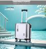 18" Carry-on Travel Suitcase with Universal Wheels and Lock, Sturdy Trolley Case for Students, 20" Version Available