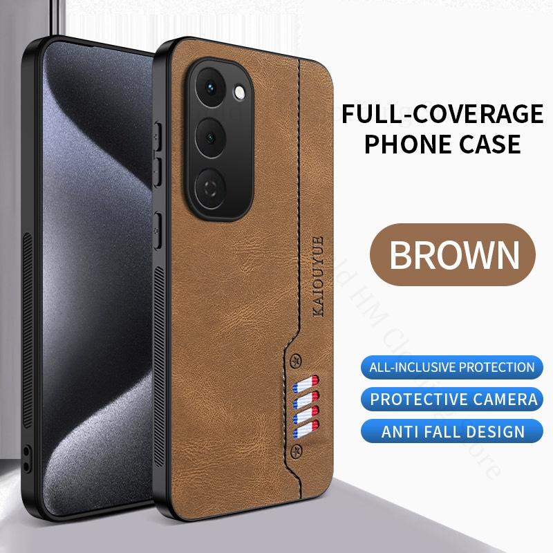 Luxury Nappa Leather Phone Case For Tecno Spark 40 Pro Plus Soft Silicone Bumper Protection Cover For Spark 30 20 40 Pro Go 2024