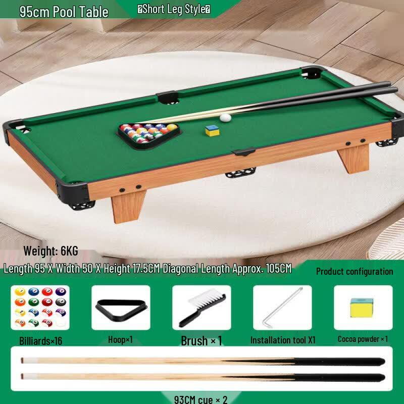 Children s 107cm Mini Pool Table with Short Legs