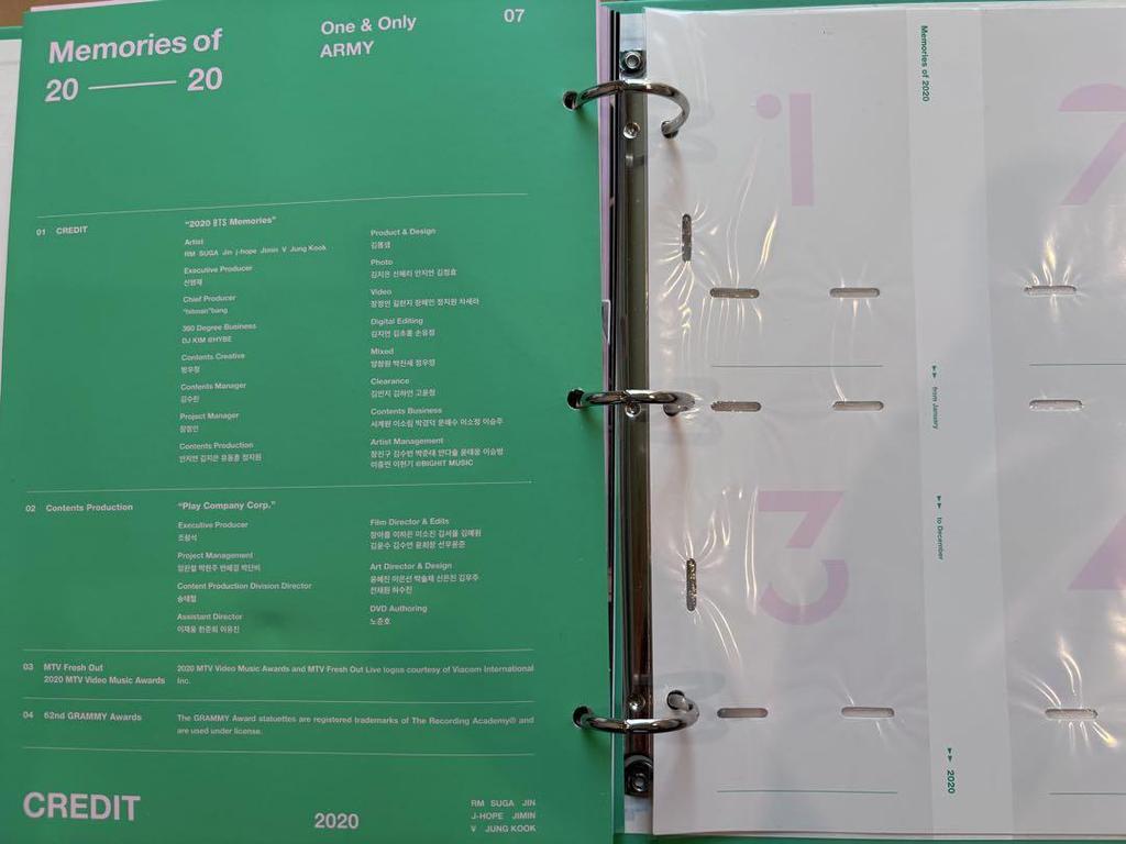 [USED] BTS Memories 2020 DVD