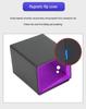 MTG Card Game Dice Tower with Tray - Portable Folding RPG Storage Box with Separate Flip Cover