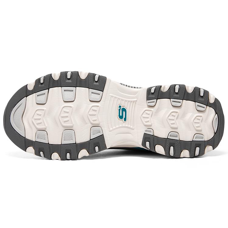 Skechers D'lites 1.0 Sneakers 'Beige Grey Blue' 894256-GRY