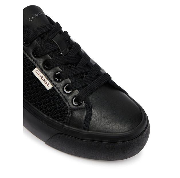 Calvin Klein Vulc Flatf Lace Up Lin Mesh Sneakers