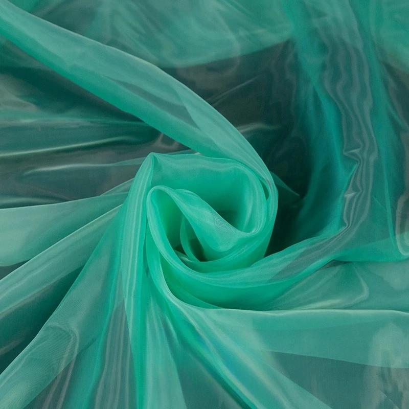 Breiter 160cm Verschlüsselter Gaze Organza Stoff Meterware Paillettenbesetzt für Bühnenröcke Hintergrund Nähen Dekoration DIY Glatt