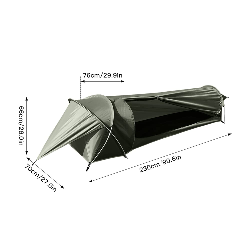 RUSUO Mesh Ultralight 1 Person Tent Waterproof Camping Tent for Outdoor Backpacking Hiking Fishing Tent,