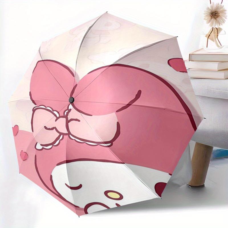 MY MELODY Automatic Opening and Closing Umbrella - Suitable for Various Occasions, Outdoor Activities, Lightweight and Durable Automatic Folding Umbre