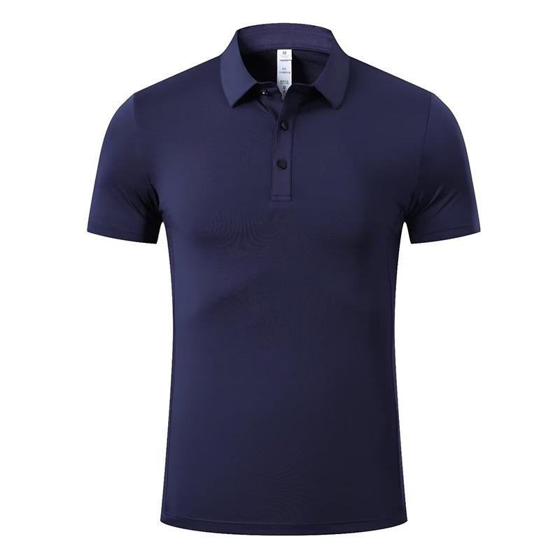 Men's Cross-Border Milk Silk Lapel Polo Shirt - Short Sleeve Sports & Running Top