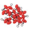20Pcs/Bag Cross-Line Swivels & Bead T Shape Pulley Slide Rig Connector Fishing