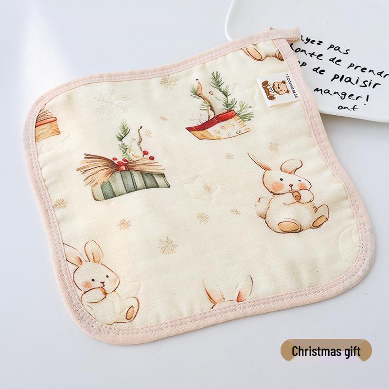 

Soft Newborn Cotton Gauze Bib & Washcloth Set