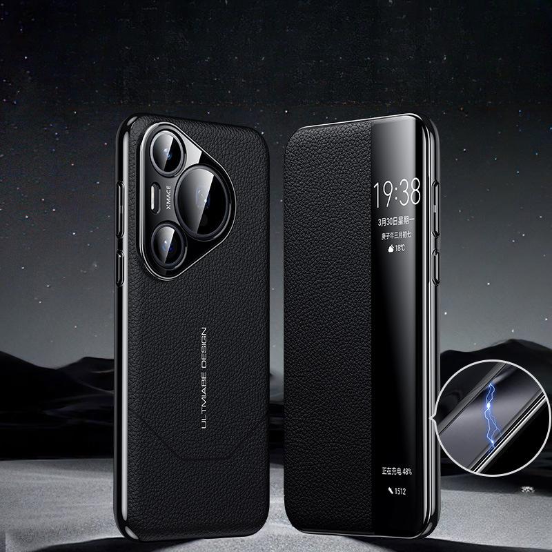 Huawei Pura70pro Phone Case Flip Cover Magnetic P70 Instantly Transform Into An Extraordinary Master Shockproof Business Leather Case