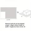 1/2 Uds. Papel de regalo de Navidad papel kraft clásico envoltorio de regalo envoltorio de aperitivos envoltorio de regalo