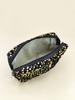 Velvet Sequin Makeup Bag With Large Capacity For Travel And Daily Use