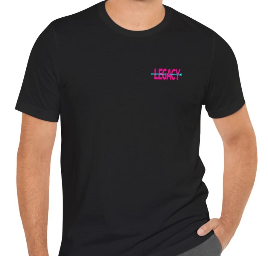 Legacy Programmer T-Shirt Developer Legacy Code Glitch Cyberpunk Minimalist S