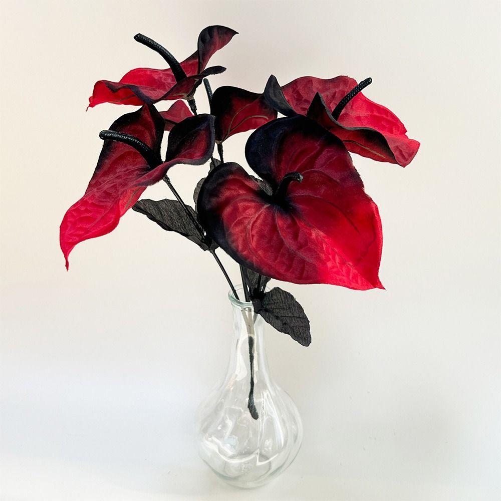 Silk Calla Lily Artificial Flower Multicolor Faux Red Palm Creative Fake Flower  Home Decoration