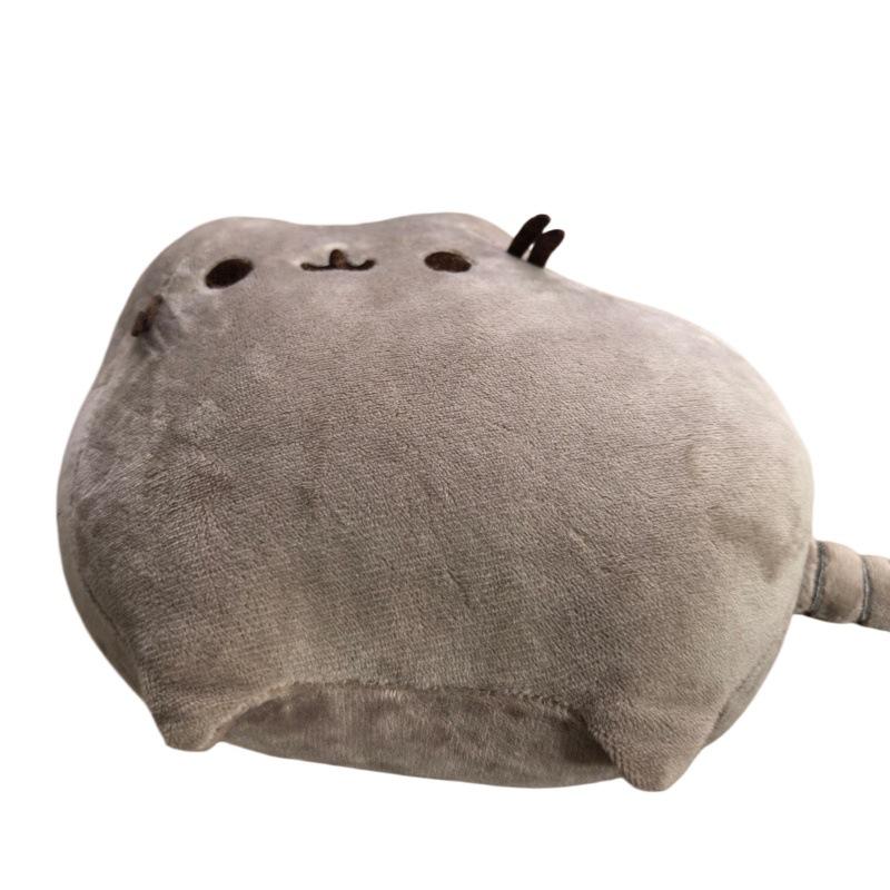 Plush Fat Grey Cat Toy: Sandwich, Ice Cream, Donut, Pizza & Hamburger Themes