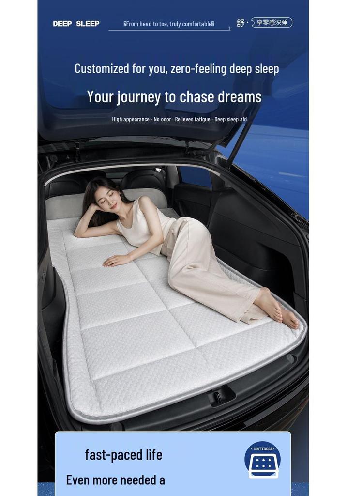 Matelas pliable en soie glacée pour camping en plein air Volkswagen ID.7 pour coffre
