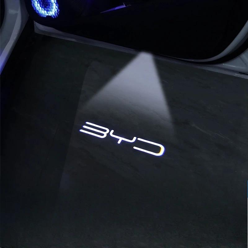For BYD Sealion 7 Sea Lion 07 2025 2024 Car Door Welcome Light HD Logo Projector Lamp Laser Lamp Shadow Door Projection Light