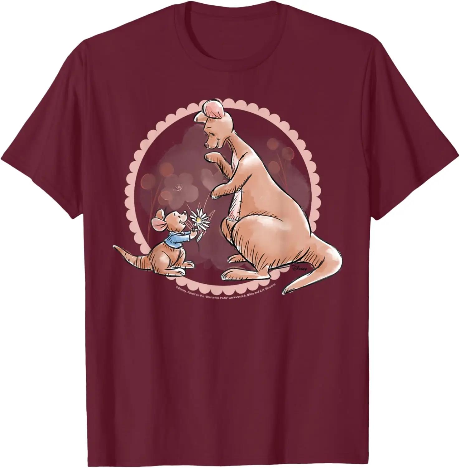 Hot Fashion Casual Winnie The Pooh - Kanga and Roo T-Shirt S-4XL Four Seasons XXXXL
