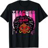 T-shirt Noir Professeur Intelligent Afro Love Mois