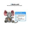 (Elephant, 26cm-32cm) 4 Modes Baby Breathing Soothing Elephant Plush Doll Toy Sleeping Companion Music And Light Doll Sensory Stuffed Toy Kids Gift
