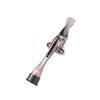 Zinc Alloy Foot Pedal Door Stopper - Anti-Collision Device for Bedroom, Bathroom, Glass, or Wooden Doors.