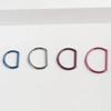 ASTM F136 Titanium Nose Ring Piercing 8/10/12mm Nose Ring D Shape Segment Clicke Cartilage Tragus Helix Industrial Piercing Body
