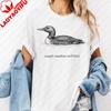 Dummes Kanadisches Wolfsvogel T-Shirt Lustiges Kanada-Eistaucher Geschenk Sarkastisches Naturfreund Grafik-T-Shirt Übergroßes T-Shirt Damenbekleidung Oberteil