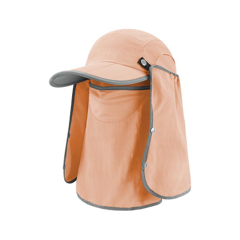 Portable Cap Summer Outdoor Cap Full Protection Sun Protection Face Shade Baseball Cap Anti-mosquito Hat