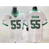 Philadelphia Eagles NFL Jersey 1 Jalen Hurts Green Embroidered Football Shirt Men