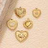Vergoldete minimalistische Herzohrringe - Rostfreier Stahl Retro-Stil Damenschmuck