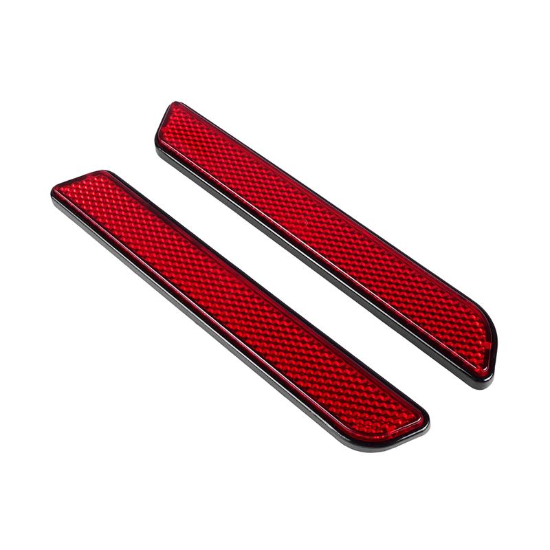 1 Pair Motorcycle Front Fork Reflector Lower Legs Slider Safety Warning Sticker For Harley Soft Tail 833 1200
