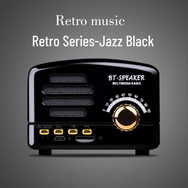 

Маленький принц ретро мини Bluetooth динамик FMBT01 black чёрный