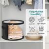 Large Hat Box Large Capacity Cowboy Hat Storage Box Organizer Case With Carrying Handle Stackable With Lid For Dorm Room